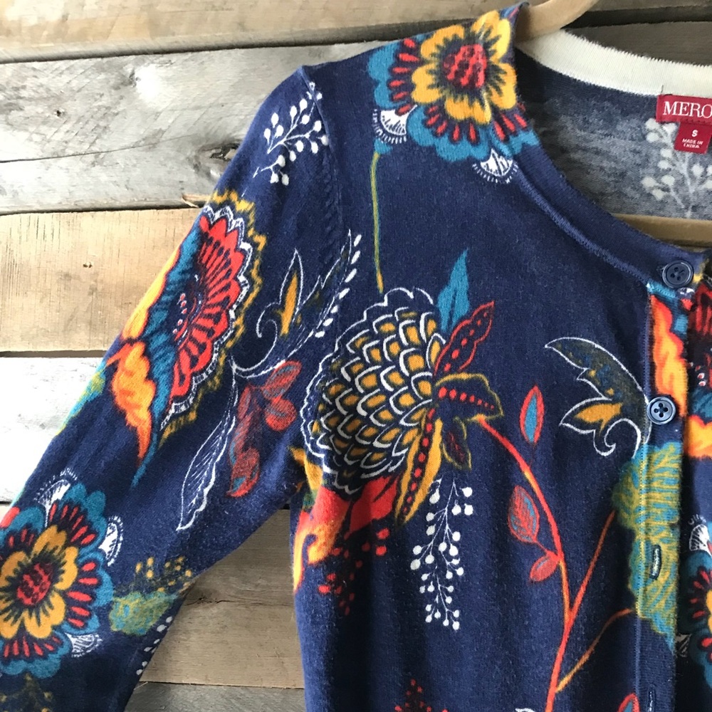 Floral cardigan